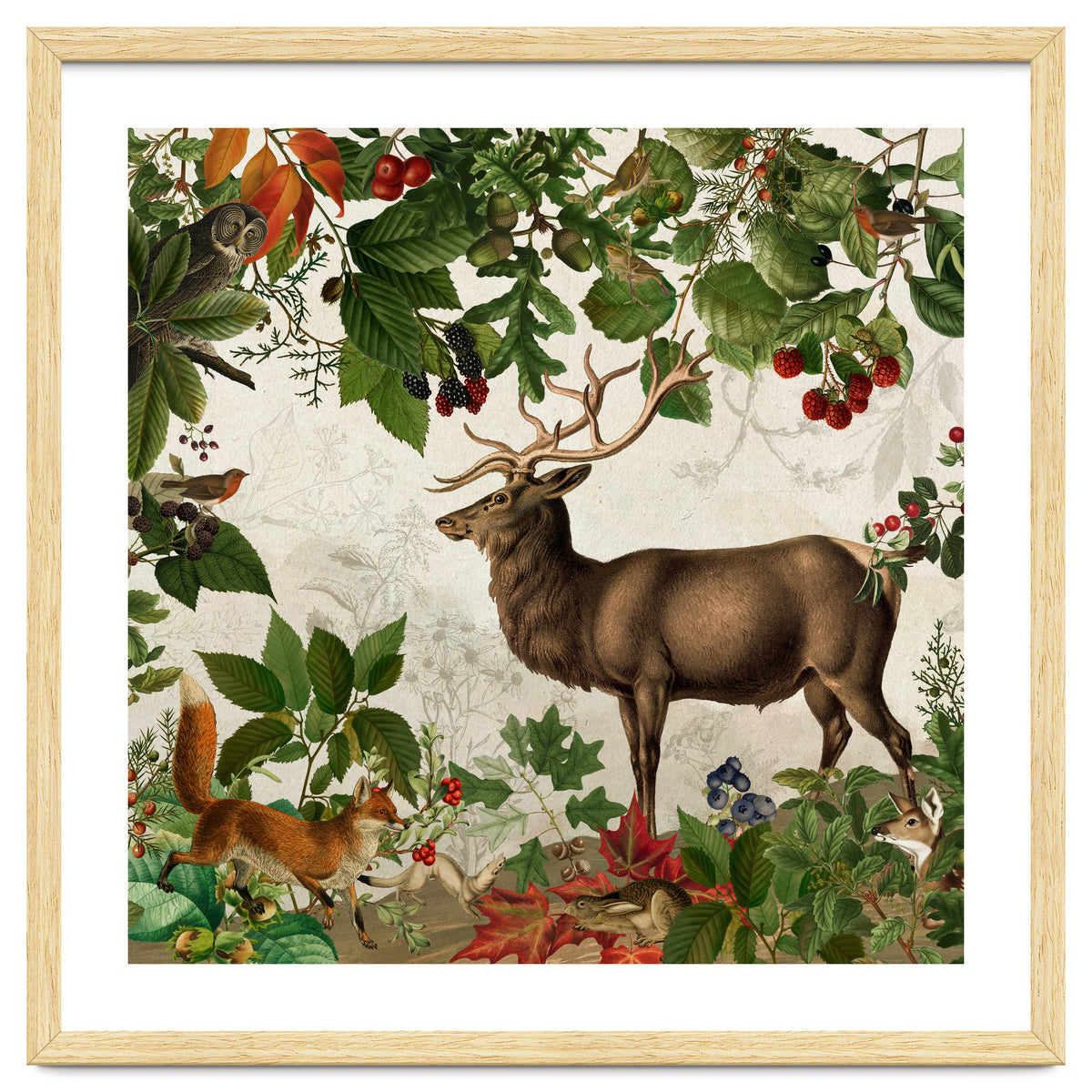 Nostalgic Autumn guardians of the forest 1