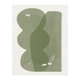 GREEN WATERCOLOR SHAPES NO.1  (Print Only) thumbnail