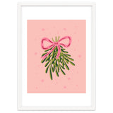 Mistletoe And Pink Bow thumbnail