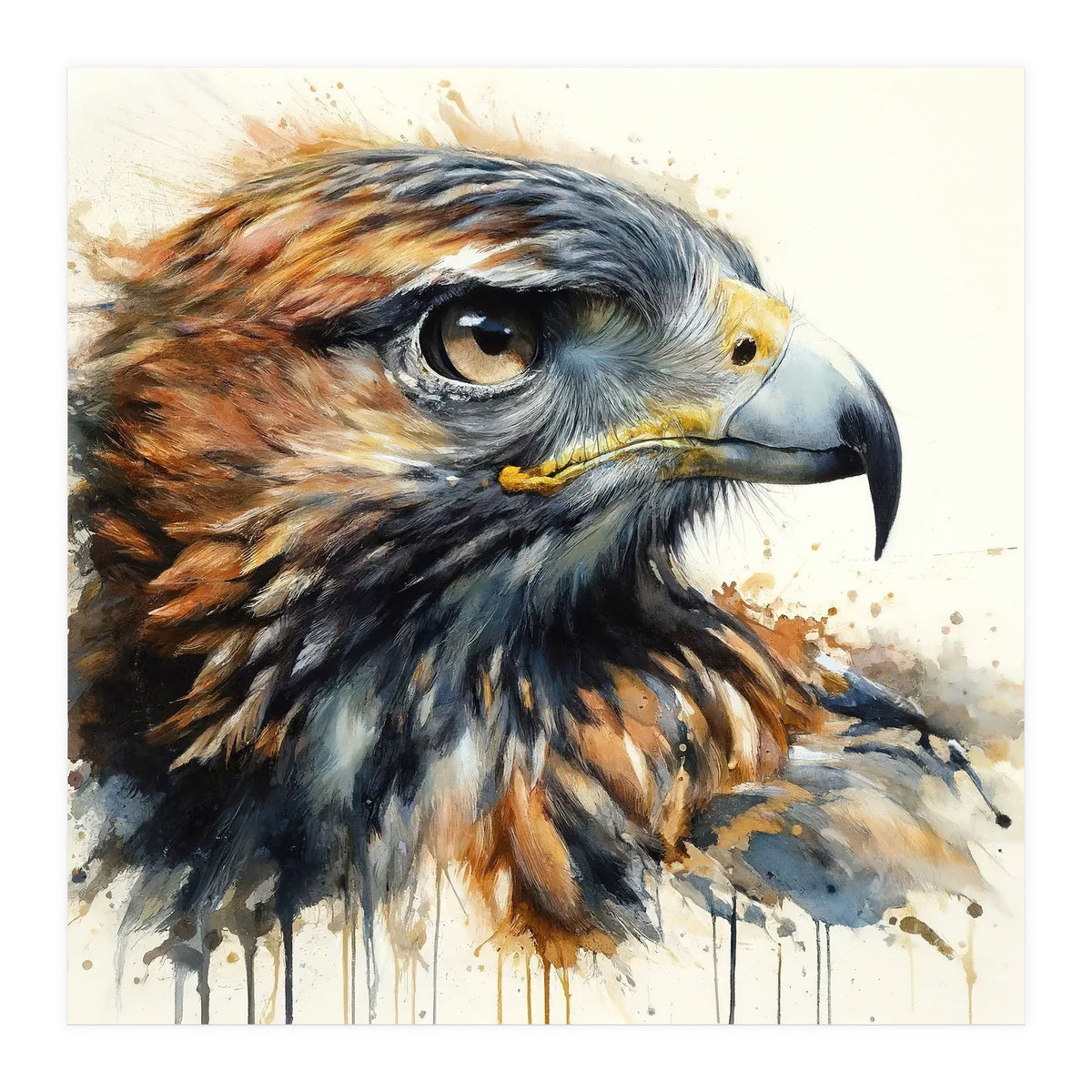 Eagle Gaze Across The Horizon (Print Only)
