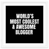 World's most coolest and awesome blogger thumbnail