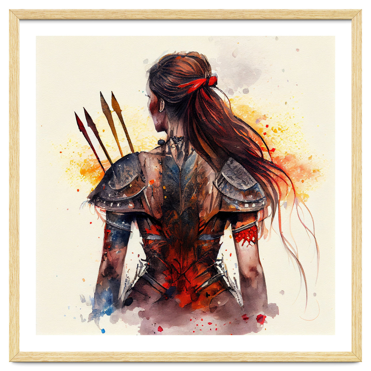 Powerful Warrior Back Woman #3