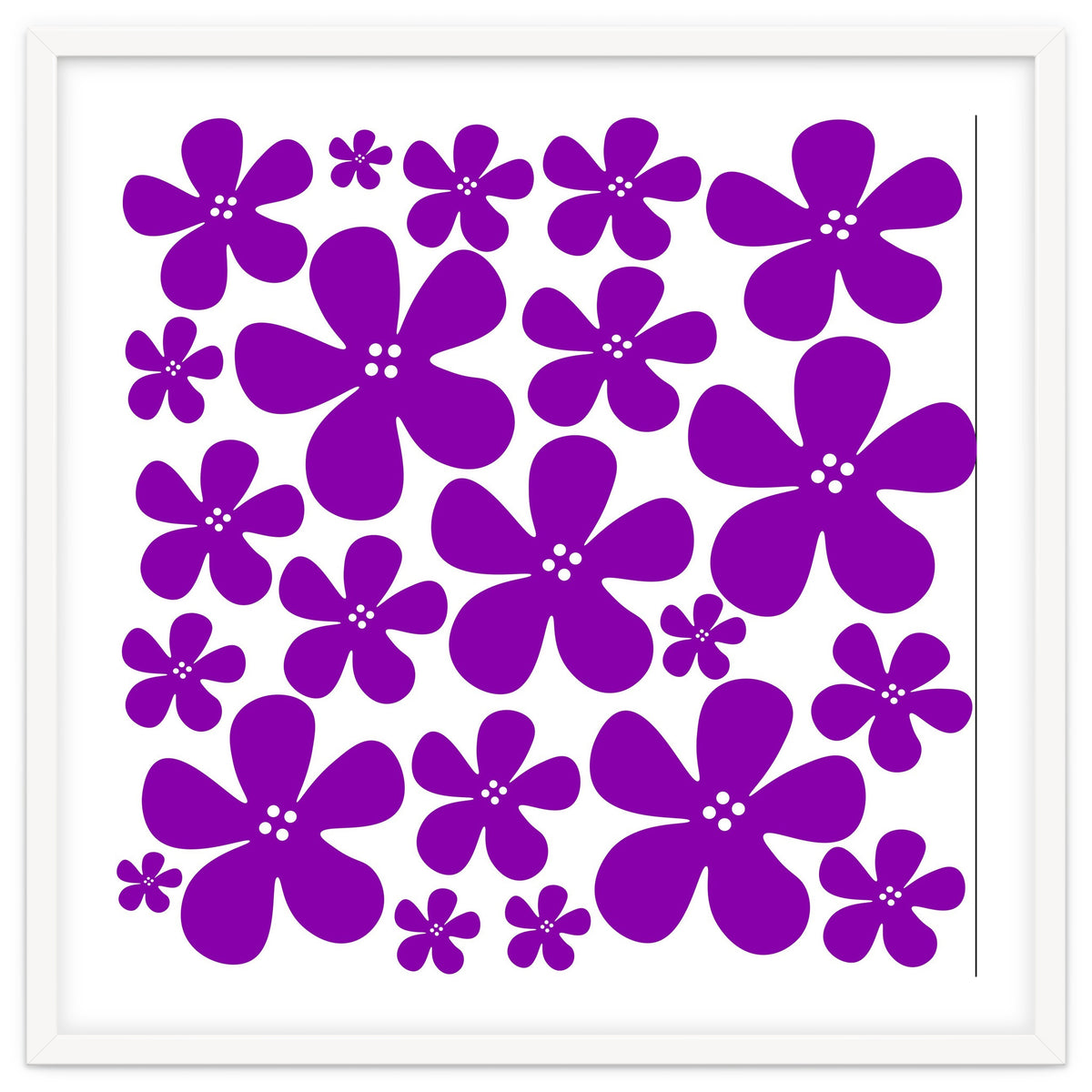 Purple Flowers Pattern
