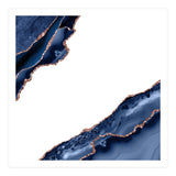 Navy & Rose Gold Agate Texture 27 (Print Only) thumbnail