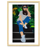 A Girl Sitting On A Step thumbnail
