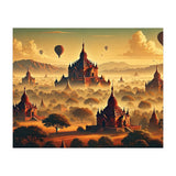Vintage Bagan Poster, Myanmar (Print Only) thumbnail