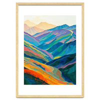 Abstract Mountain Landscape