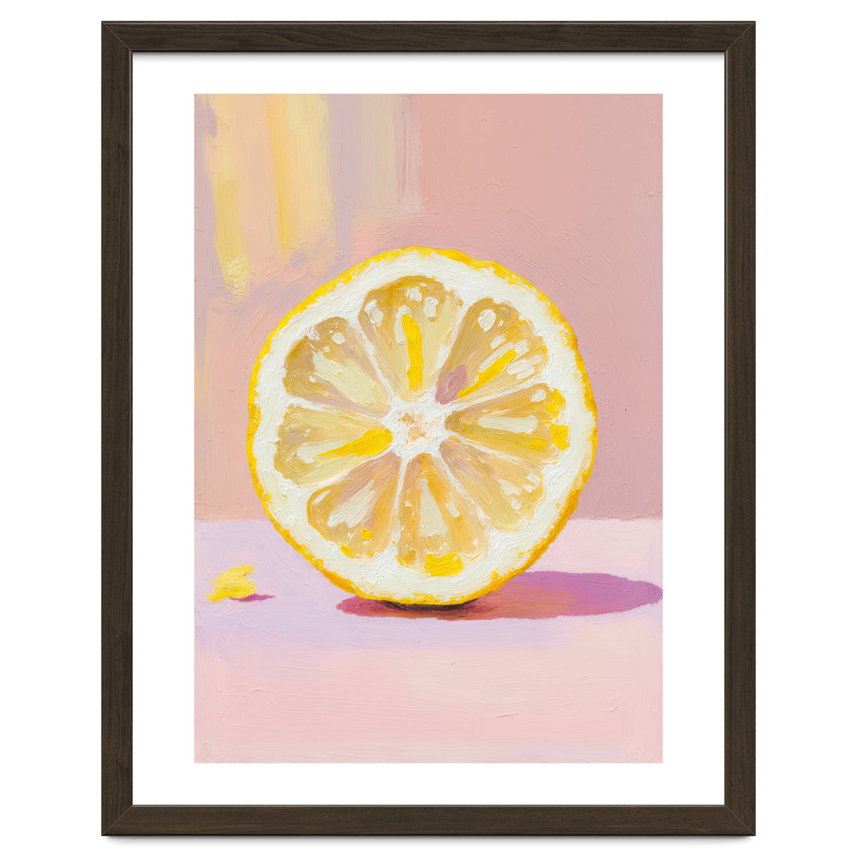 Lemon Slice – Modern Still Life Food