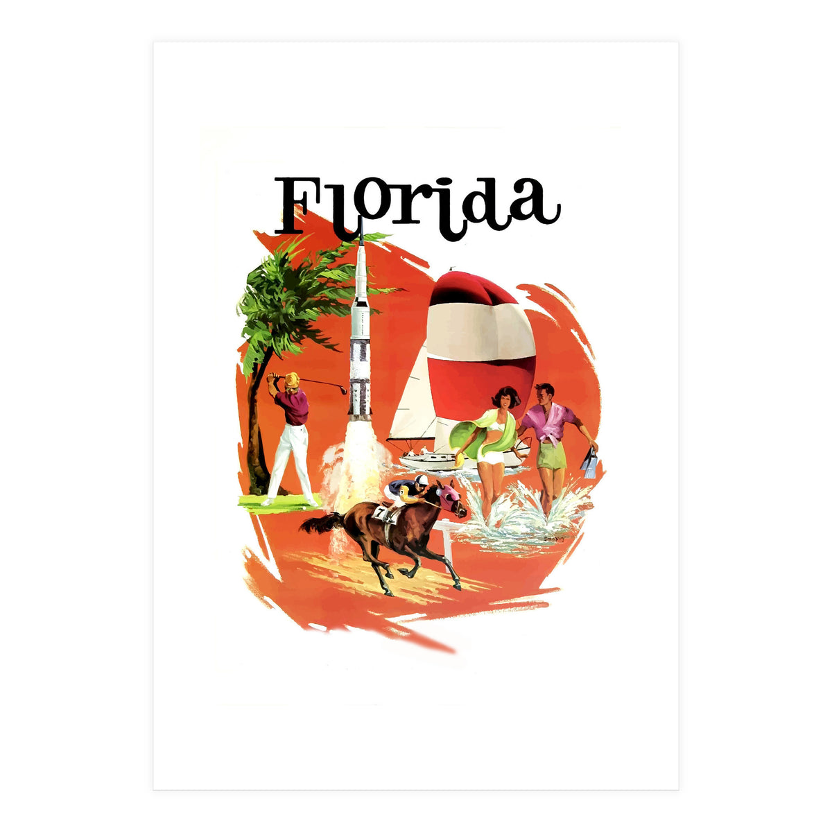 Florida, Tourist Attractions (Print Only)