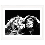 Robert Plant & Jimmy Page Black Illustration thumbnail