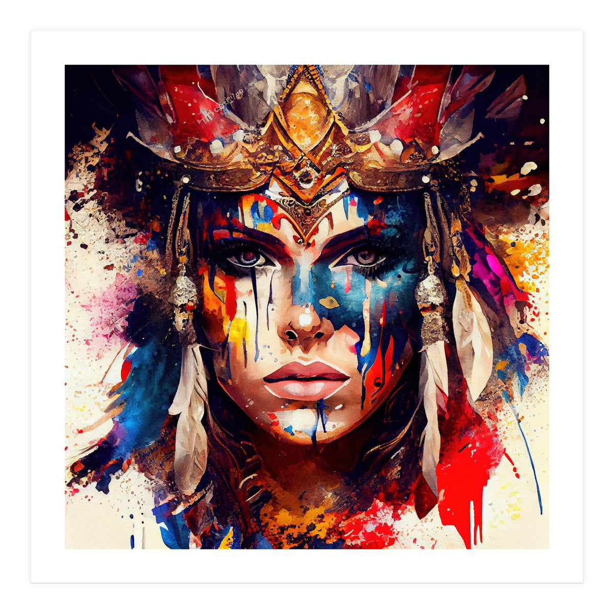 Powerful Warrior Woman #8 (Print Only)
