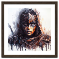 Armored Medieval Warrior Woman