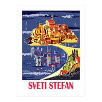 Sveti Stefan, Budva (Print Only)