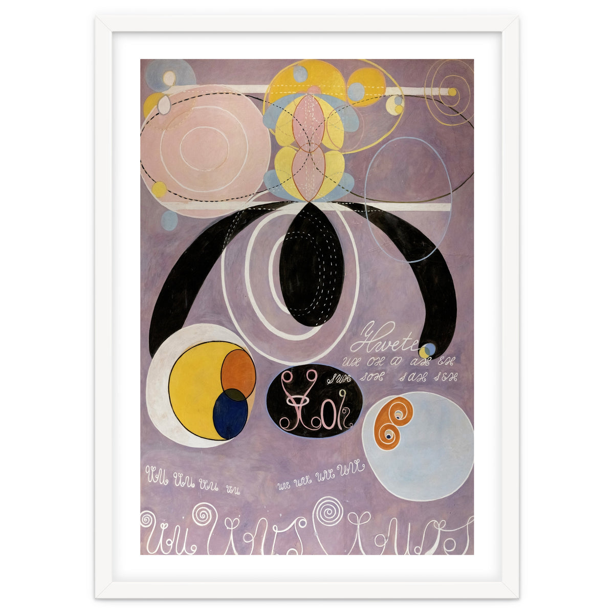 Hilma af Klint The - Ten Largest No 6 Adulthood Abstract Spiritual Art