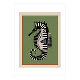 Striped Seahorse I (Print Only) thumbnail