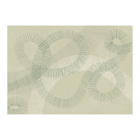 calming essentials Curved Lines soft sage (Print Only)