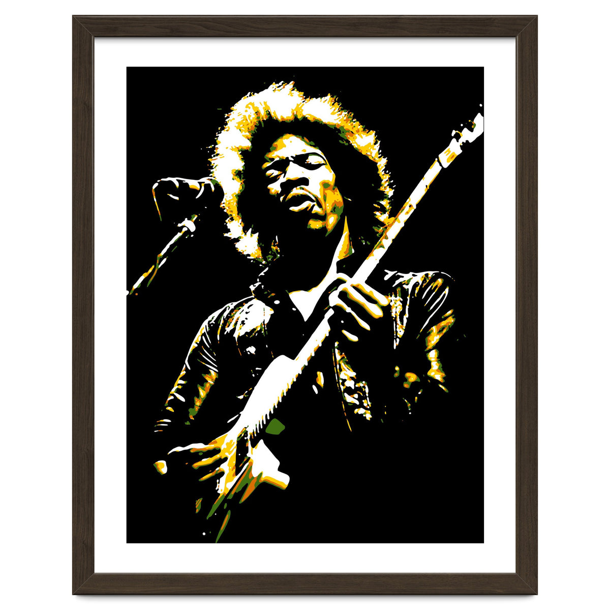 Jimi Hendrix in Pop Art
