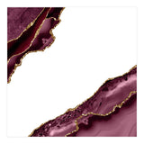 Burgundy & Gold Agate Texture 19  (Print Only) thumbnail