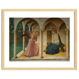 The Annunciation. Fresco in the former dormitory of the Dominican monastery San Marco, Florence. thumbnail