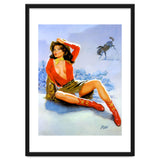 Pinup Girl Fell From A Wild Horse thumbnail