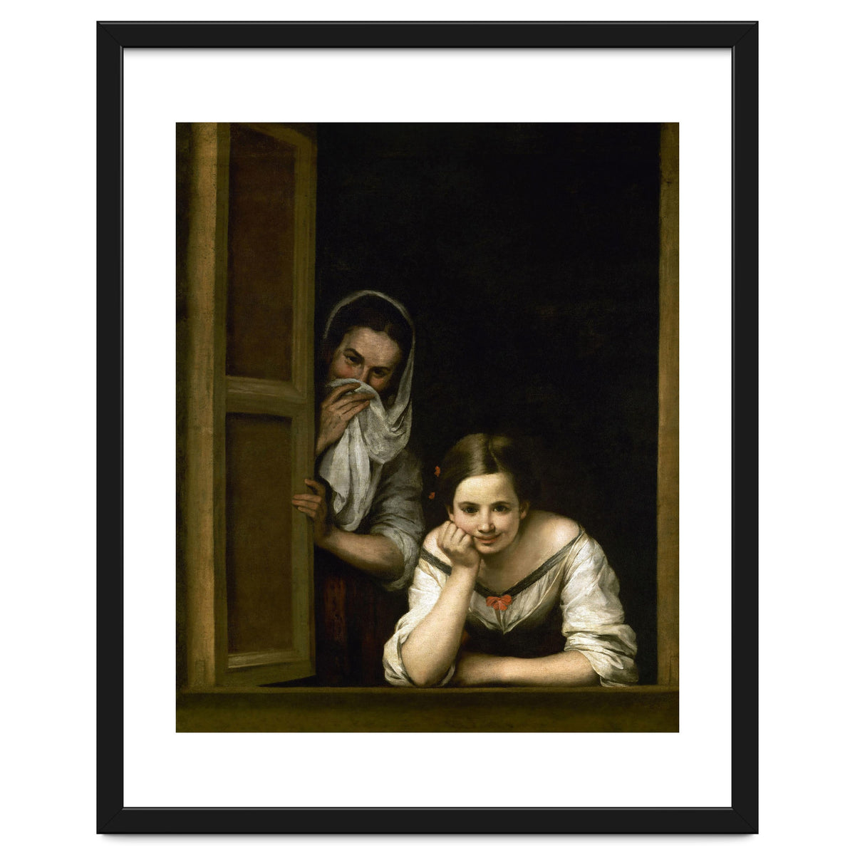 Bartolome Esteban Murillo:Two Women at a Window, c.1655/1660. National Gallery of Art Washington DC.