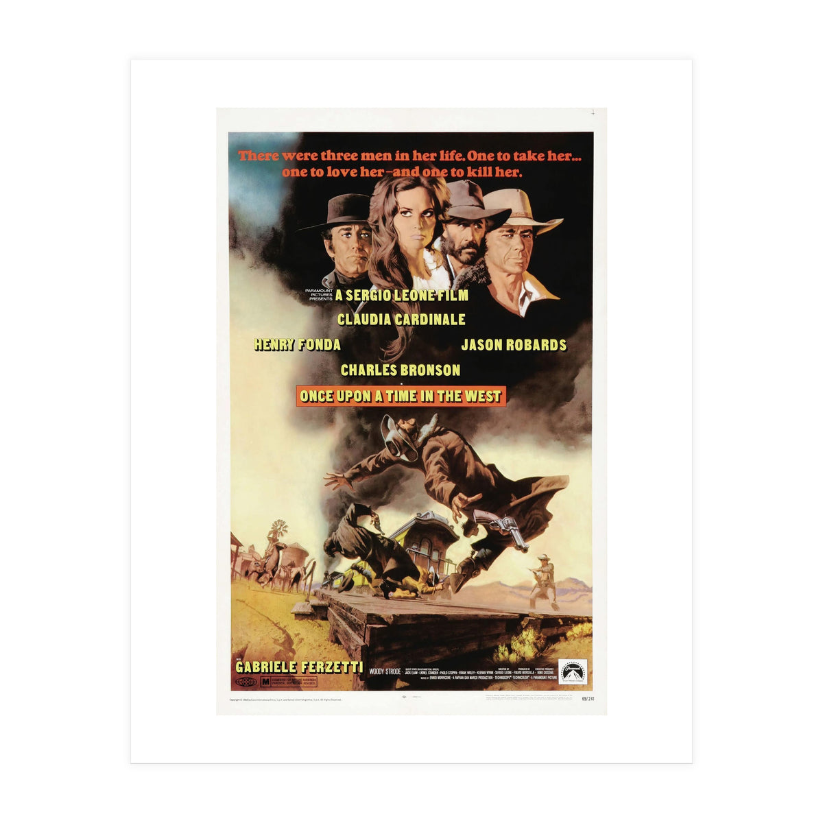 ONCE UPON A TIME IN THE WEST (1968), directed by SERGIO LEONE. (Print Only)