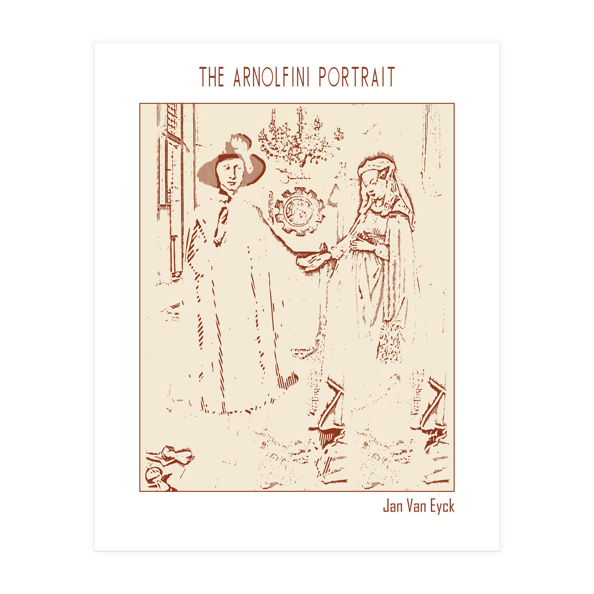 The Arnolfini Portrait  (Print Only)