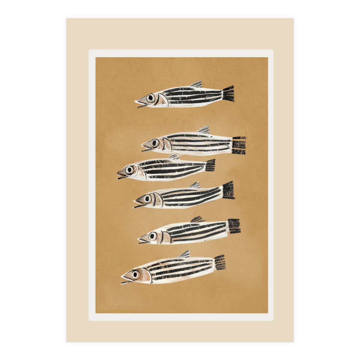 Minimal Fish Study (Print Only)