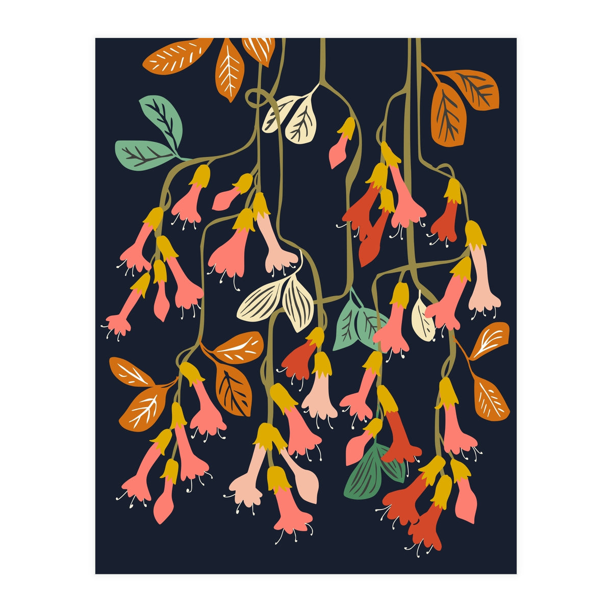 Fuchsia Flower affection (Print Only)