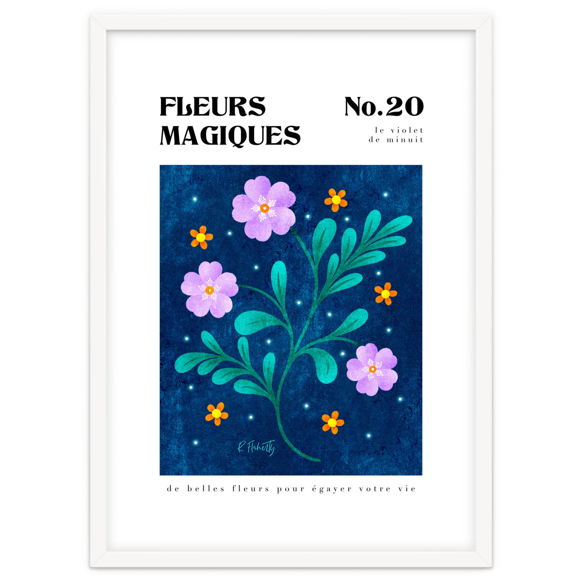 Magical Flowers No.20 Midnight Purple
