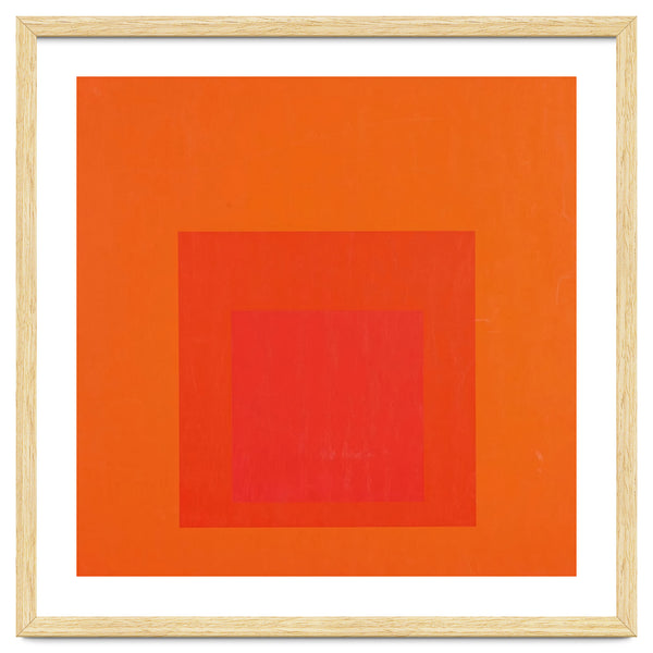 JOSEF ALBERS - HOMAGE TO THE SQUARE RED