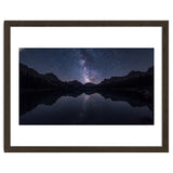 Starlit Reflection: Milky Way Over Mountain Lake thumbnail