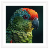 Close Up Colorful Parrot Bird Feather thumbnail
