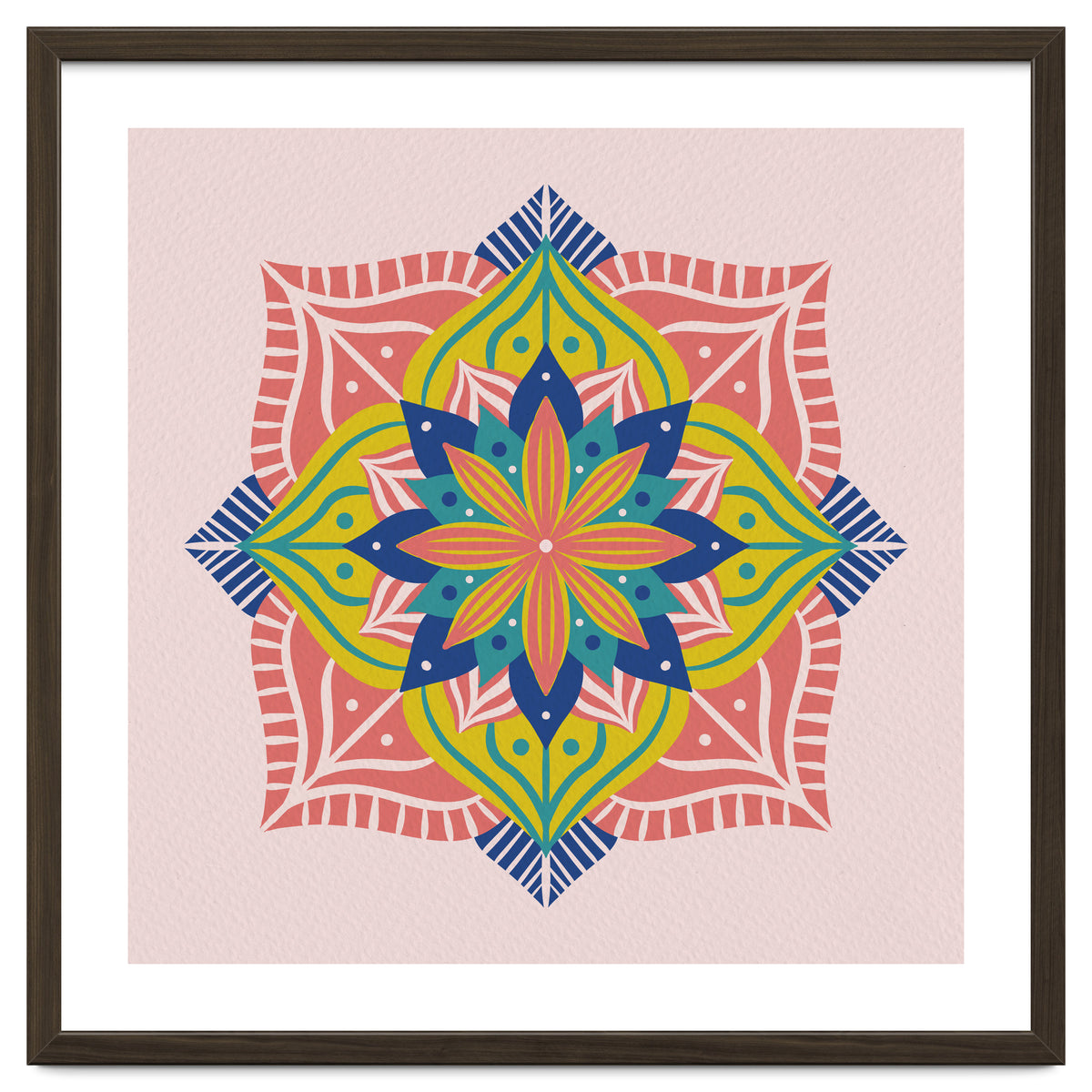 Colorful abstract mandala