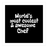 World's most coolest and awesome chef (Print Only) thumbnail