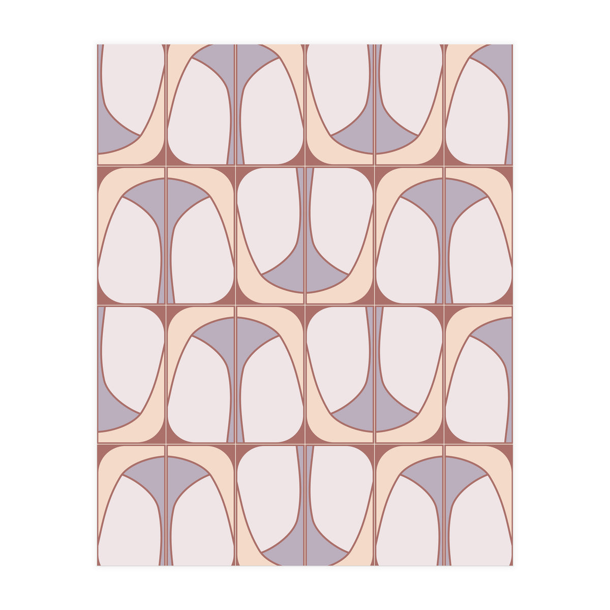 Romantic Deco Mixed Tiles (Print Only)