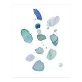 Watercolor Aqua Abstract Spots I (Print Only) thumbnail