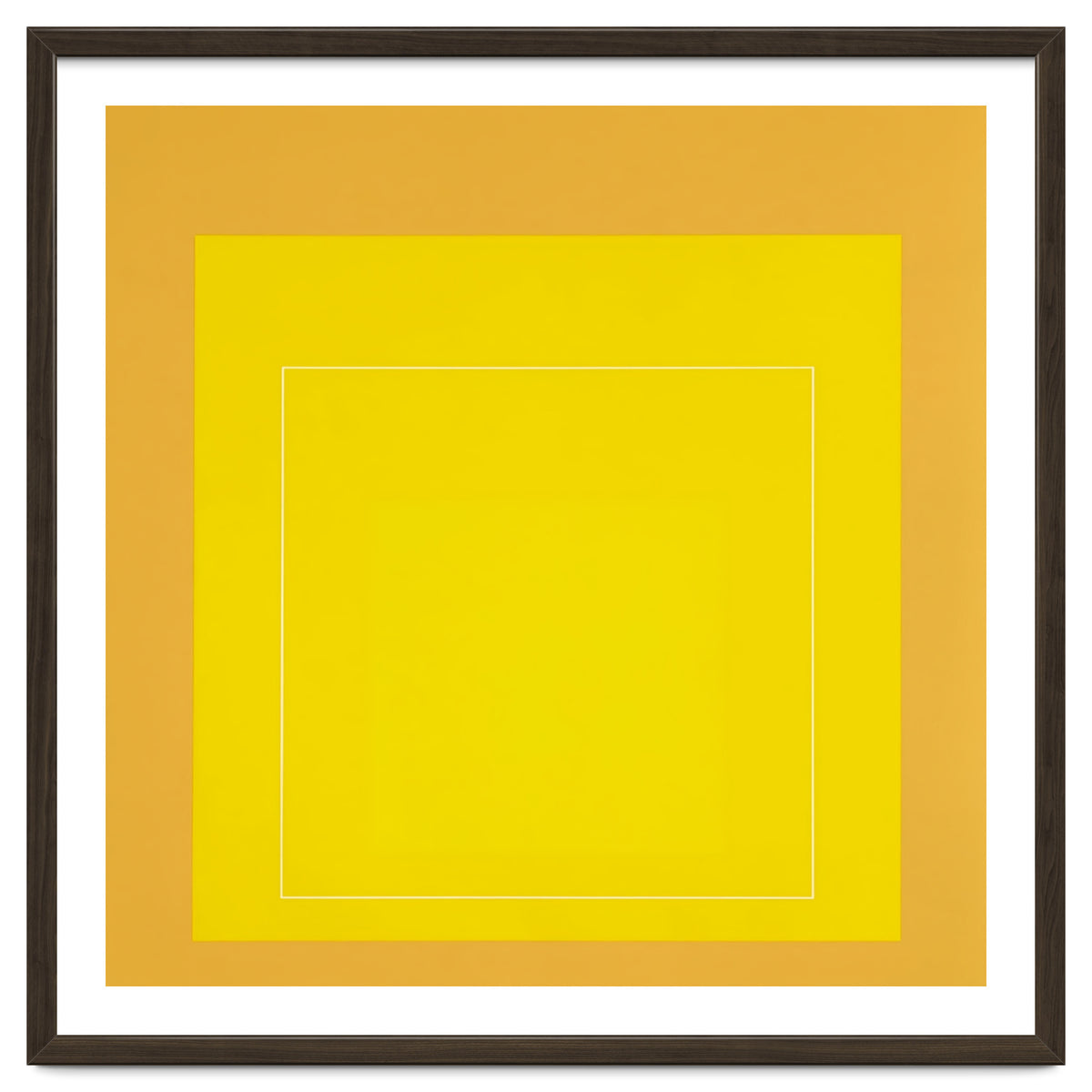 JOSEF ALBERS - HOMAGE TO THE SQUARE YELLOW