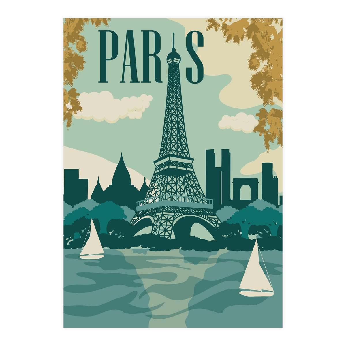 Paris, France (Print Only)