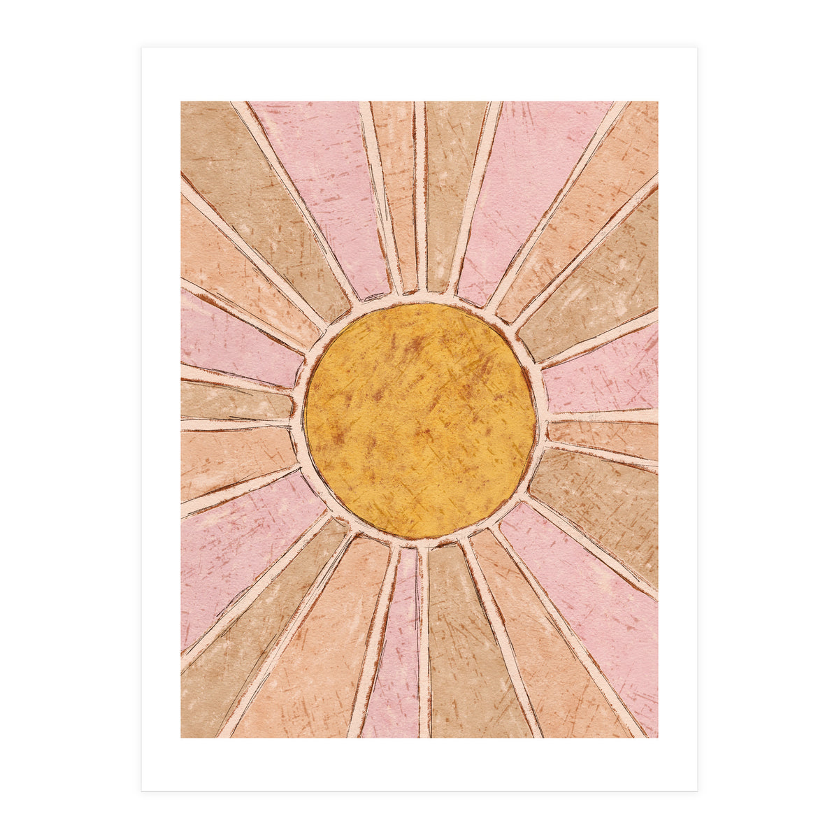 Seventies Retro Sunshine (Print Only)