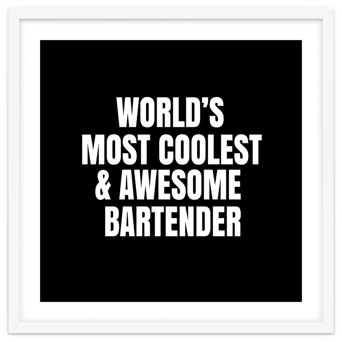 World's most coolest and awesome bartender