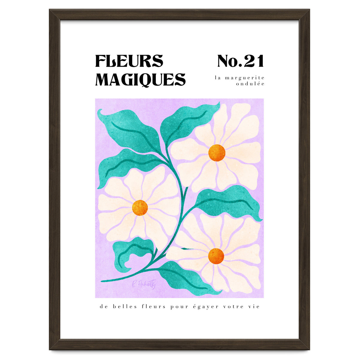 Magical Flowers No.21 Wavy Daisy