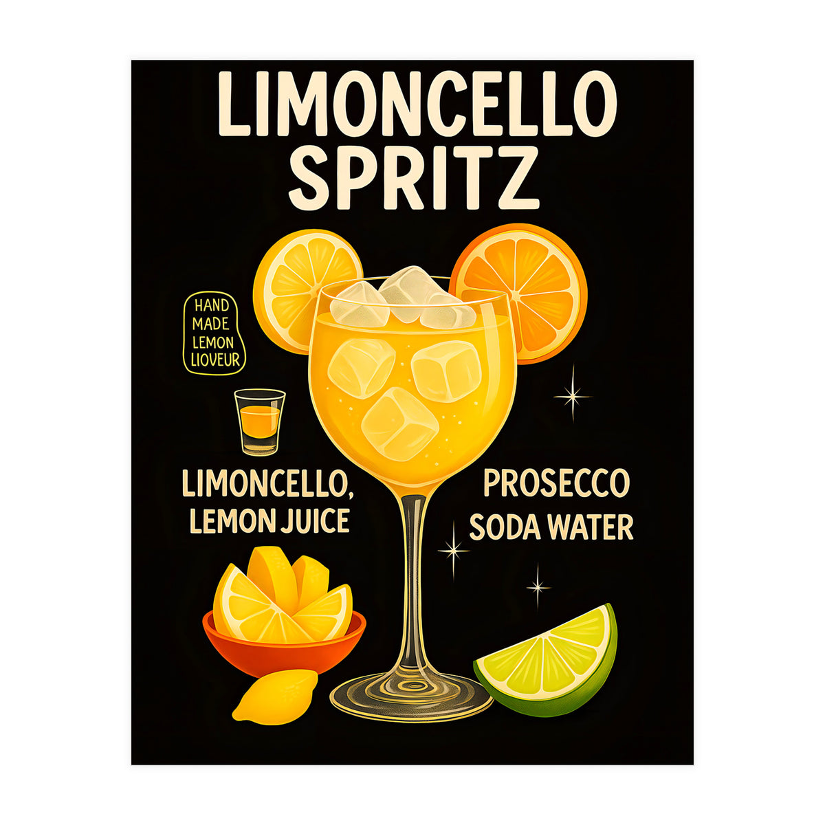 Limoncello Spritz (Print Only)