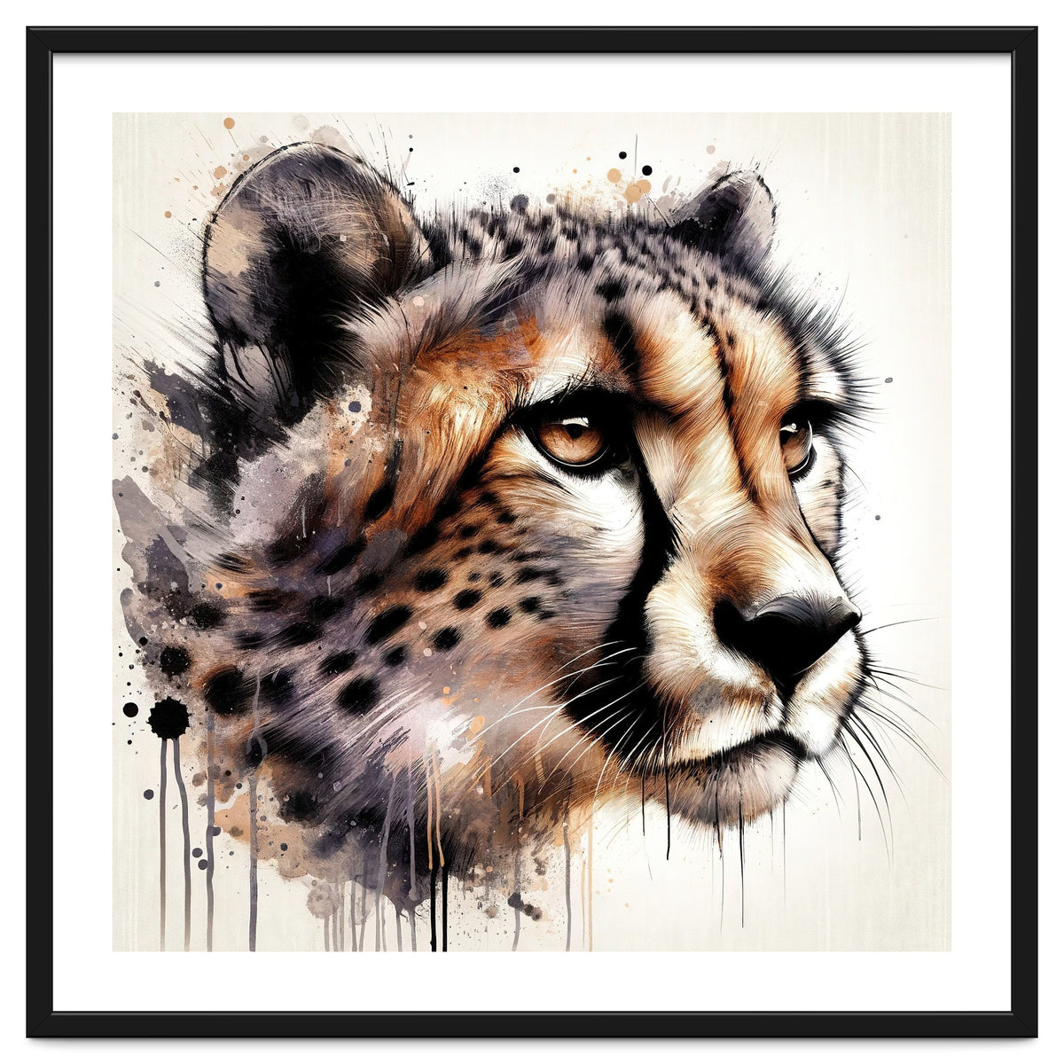 Watercolor Cheetah
