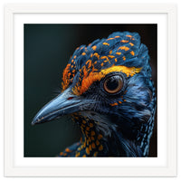 Close Up Of A Colorful Bird Head And Eye