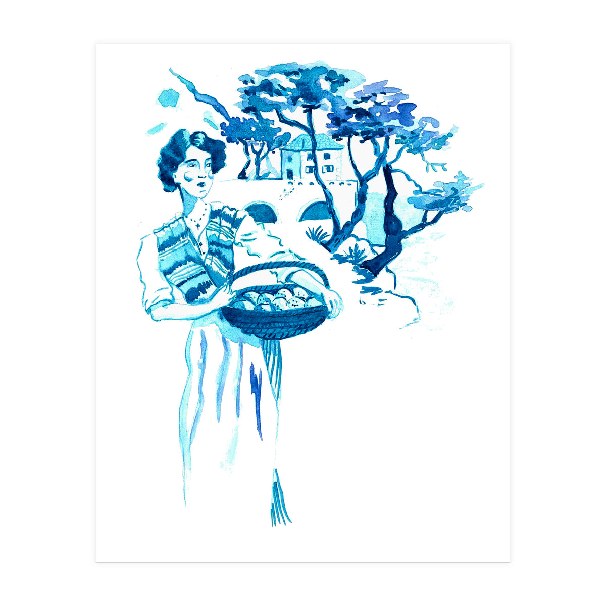 Porteuse Oranges (Print Only)