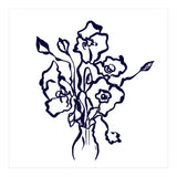 flowers line art (Print Only) thumbnail