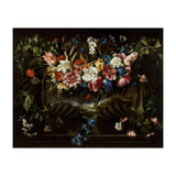Juan de Arellano / 'Garland of Flowers with Landscape', 1652, Spanish School. (Print Only) thumbnail