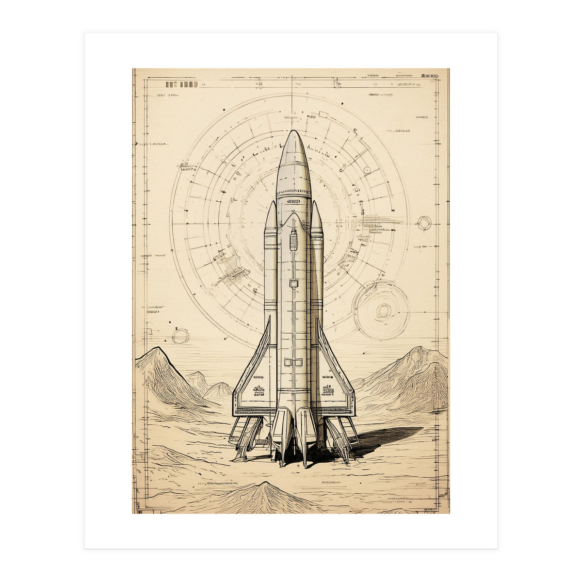 Back To The Moon 014 (Print Only)