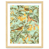 Yellow Birds in Tropical Jungle Paradise thumbnail